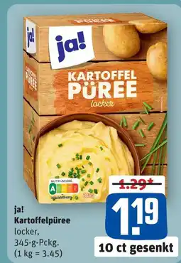 REWE Ja! kartoffelpüree locker Angebot