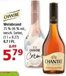 Multi Markt CHANTRÉ Weinbrand Angebot