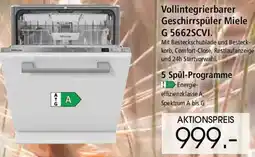 Zurbrüggen Vollintegrierbarer Geschirrspüler Miele G 5662SCVI Angebot