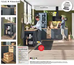 Zurbrüggen Küche Novel Candy in Lavaschwarz Satin Lack Angebot