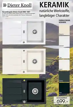 Zurbrüggen Keramikspüle Dieter Knoll DKK 1087 Angebot
