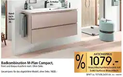 Zurbrüggen SADENA Waschtischunterschrank mit Solid Surface Waschtisch Angebot