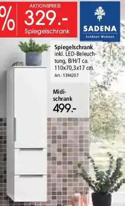 Zurbrüggen SADENA Spiegelschrank Angebot