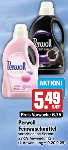 HIT Perwoll Feinwaschmittel Angebot