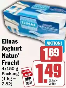 HIT Elinas Joghurt Natur/ Frucht Angebot