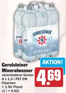 HIT Gerolsteiner Mineralwasser Angebot