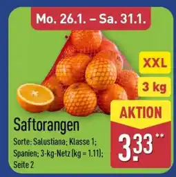 Aldi Nord Saftorangen Angebot