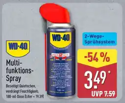 Aldi Nord WD-40 Multi-funktions-spray Angebot