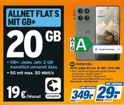expert Techno Land motorola moto edge 60 pro (8 GB / 256 GB) + ALLNET FLAT S MIT GB+ 20GB Angebot
