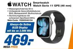 expert Techno Land Apple WATCH Smartwatch Watch Serie 11 GPS (46 mm) Angebot