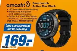 expert Techno Land amazfit Smartwatch Active Max Black Angebot