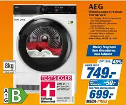 expert Techno Land AEG Wärmepumpentrockner TR8T870EX Angebot