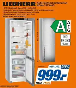 expert Techno Land LIEBHERR Kühl-Gefrierkombination KGNsf 57Va03 Angebot