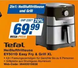 expert Techno Land Tefal Heißluftfritteuse EY501D Easy Fry & Grill XL Angebot