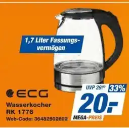 expert Techno Land ECG Wasserkocher RK 1776 Angebot