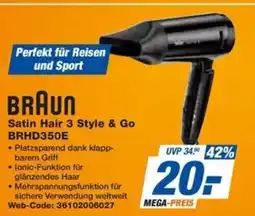 expert Techno Land BRAUN Satin Hair 3 Style & Go BRHD350E Angebot