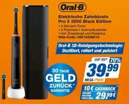 expert Techno Land Oral-B Elektrische Zahnbürste Pro 3 3500 Black Edition Angebot