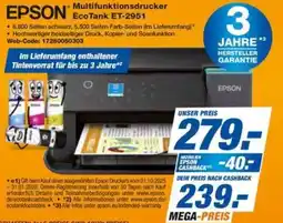 expert Techno Land EPSON Multifunktionsdrucker EcoTank ET-2951 Angebot