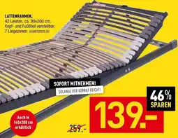 Möbel Wallach Lattenrahmen Angebot