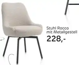 Möbel Inhofer Stuhl Rocco mit Metallgestell Angebot