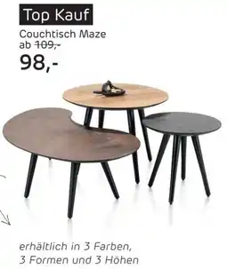 Möbel Inhofer Couchtisch Maze Angebot