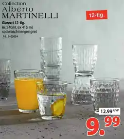 Zurbrüggen Collection Alberto MARTINELLI Glasset 12-tlg. Angebot
