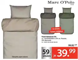 Zurbrüggen Marc O'Polo Flanell-Bettwäsche Olif Angebot