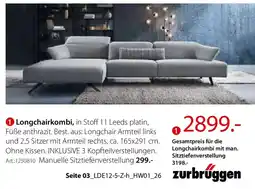 Zurbrüggen himolla Longchairkombi Angebot
