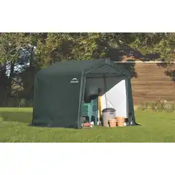 Netto Marken-Discount ShelterLogic Gerätehaus 5,76m² Grün Angebot