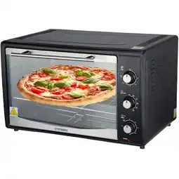 Netto Marken-Discount Steinborg Minibackofen Pizzaofen 45L mit Umluft 1800W schwarz Angebot