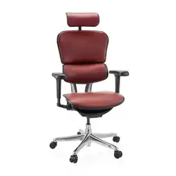 Netto Marken-Discount hjh OFFICE Luxus Chefsessel ERGOHUMAN ULTRA L GEN2 Leder mit Armlehnen (höhenverstellbar) Angebot