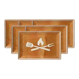 Netto Marken-Discount Ritzenhoff & Breker Platten Rusty 30 x 20 cm 6er Set Angebot