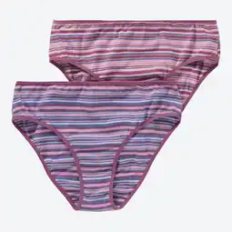 NKD Damen-Rioslip mit Streifen, 2er-Pack Angebot