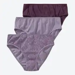 NKD Damen-Rioslip mit hohem Baumwoll-Anteil, 3er-Pack Angebot