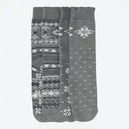 NKD Damen-ABS-Socken in winterlichem Design, 2er-Pack Angebot