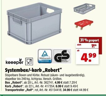 Hagebau Keeeper Systembox/-korb Robert Angebot