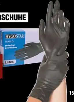Handelshof Hygostar Latex-handschuhe Angebot