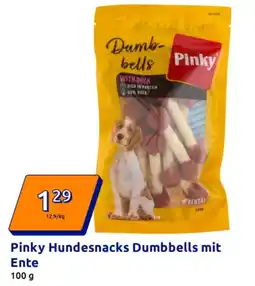 Action Pinky Hundesnacks Dumbbells mit Ente Angebot