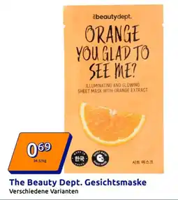 Action The Beauty Dept. Gesichtsmaske Angebot