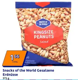 Action Snacks of the World Gesalzene Erdnüsse Angebot