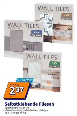 Action Selbstklebende Fliesen Angebot