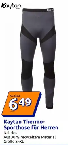 Action Kaytan Thermo- Sporthose für Herren Angebot