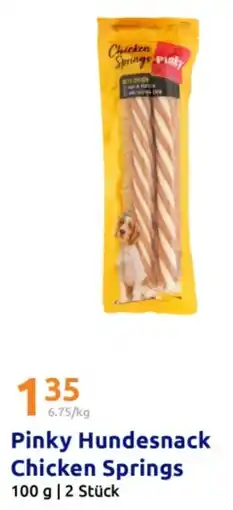 Action Pinky Hundesnack Chicken Springs Angebot