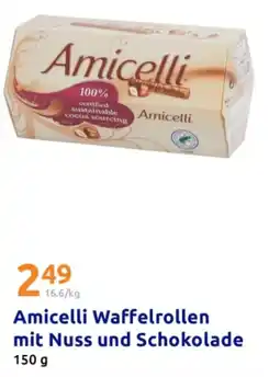 Action Amicelli Waffelrollen mit Nuss und Schokolade Angebot