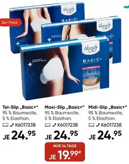 Galeria Sloggi Tai-Slip ,,Basic+" Angebot