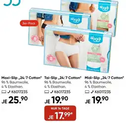 Galeria Sloggi Maxi-Slip „24/7 Cotton" Angebot