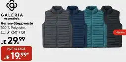 Galeria GALERIA essentials Herren-Steppweste Angebot