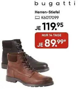 Galeria bugatti Herren-Stiefel Angebot