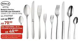 Galeria RÖSLE Besteck-Garnitur CULTURE oder ELEGANCE Angebot