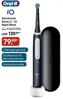 Galeria Oral-B Zahnbürste Series 3 - iO Night Black Angebot